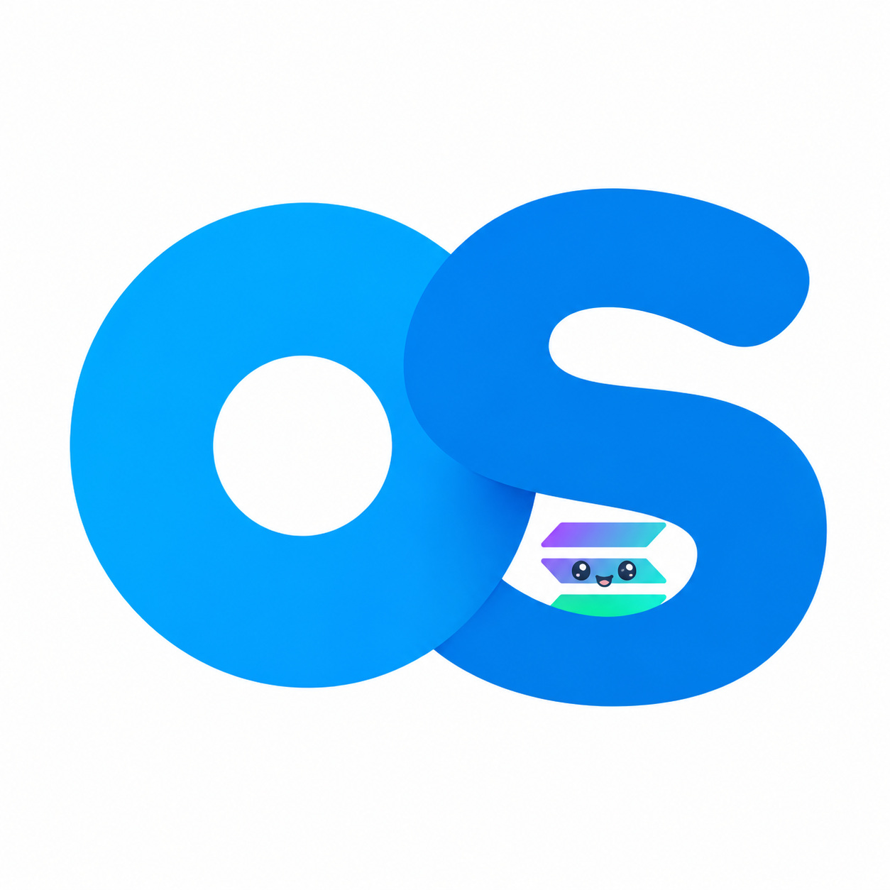 OnlySol OS logo with the Solana mascot inside the S